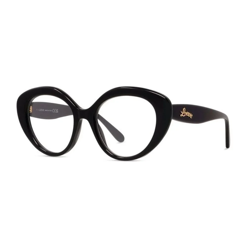 NWT LOEWE WOMEN EYEGLASSES BLACK CAT EYE LOEWE EYEWEAR